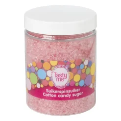 Tasty Me Snoep|Suikerspin-suikerspinsuiker - aardbei/roze - 250 gram