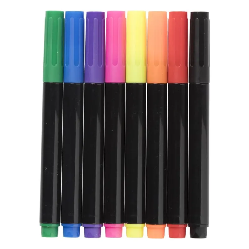 Xenos Stiften-Textiel markers - set van 8