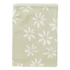 Xenos Thee- En Keukendoeken-Theedoek bloemen - groen/wit - 50x70 cm
