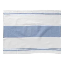 Xenos Thee- En Keukendoeken-Theedoeken set van 3 - blauw /wit - 45x65 cm
