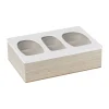 Xenos Theedozen-Theedoos organisch - 6 vakken - 26x16x7 cm