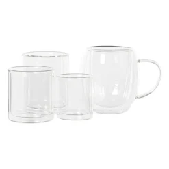 Xenos Theeglazen|Theeglazen-Theeglas dubbelwandig - 245 ml