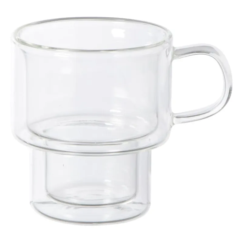 Xenos Theeglazen|Theeglazen-Theeglas dubbelwandig - 100 ml - glas