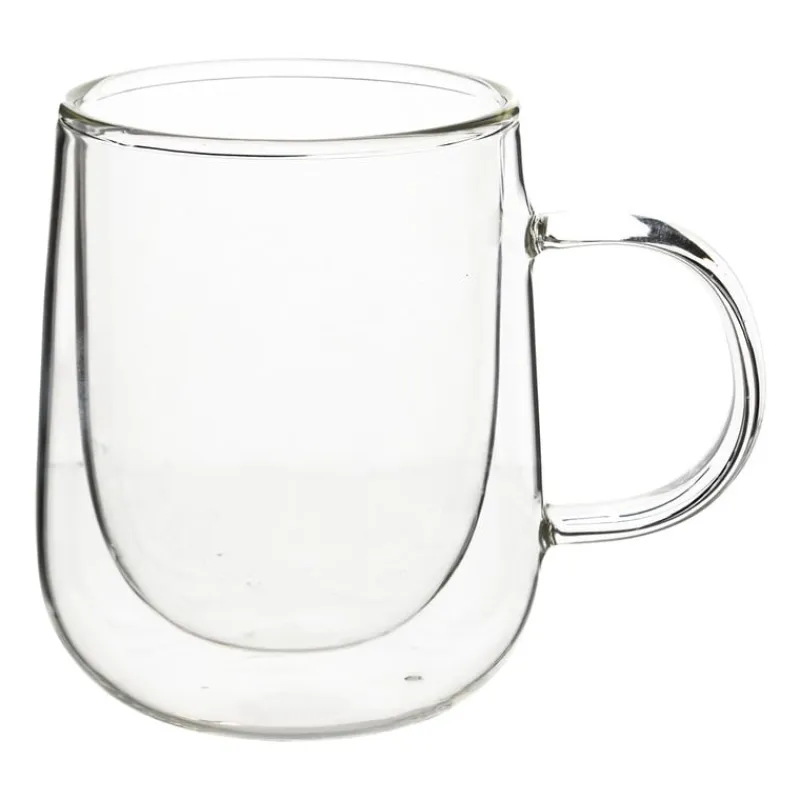 Xenos Koffieglazen|Theeglazen-Theeglas dubbelwandig - 225 ml
