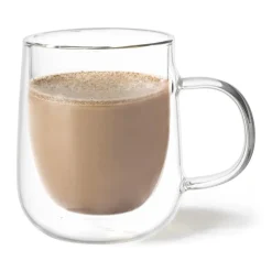Xenos Koffieglazen|Theeglazen-Theeglas dubbelwandig - 225 ml