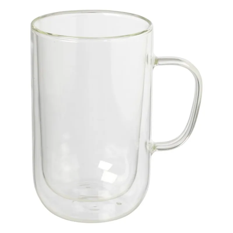 Xenos Koffieglazen|Theeglazen-Theeglas dubbelwandig - 470 ml