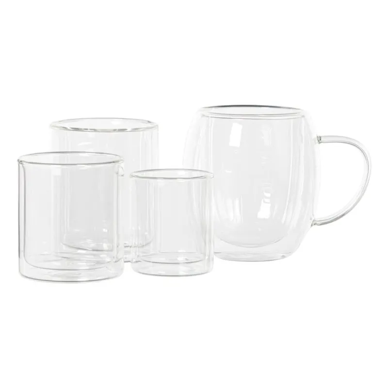 Xenos Theeglazen|Theeglazen-Theeglas dubbelwandig - 350 ml