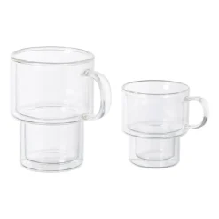 Xenos Theeglazen|Theeglazen-Theeglas dubbelwandig - 260 ml - glas
