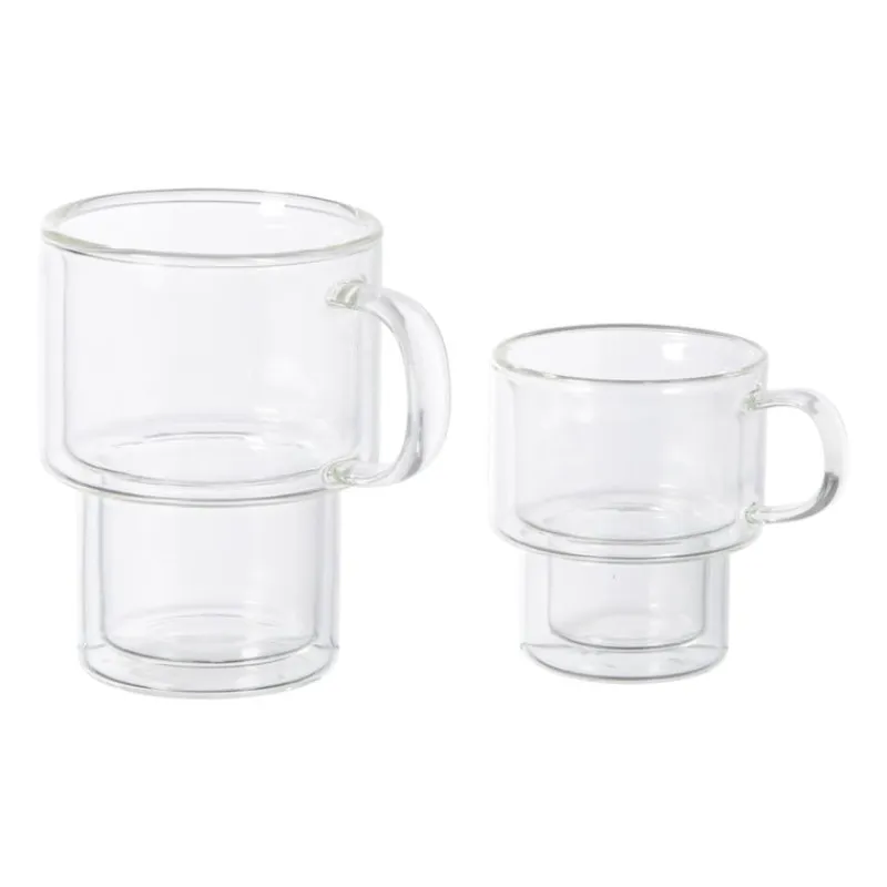 Xenos Theeglazen|Theeglazen-Theeglas dubbelwandig - 260 ml - glas