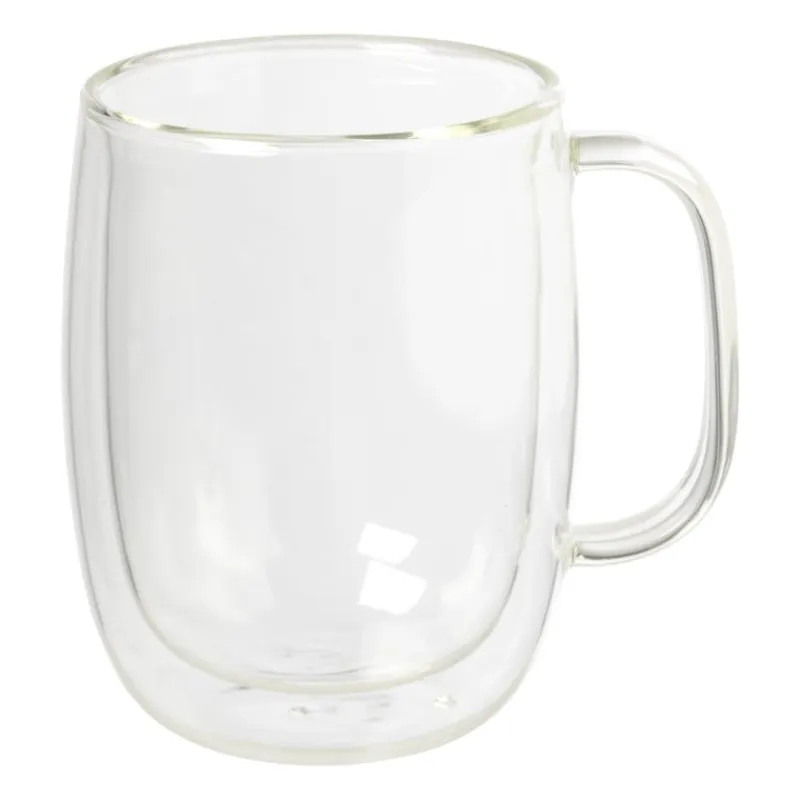 Xenos Koffieglazen|Theeglazen-Theeglas dubbelwandig - 400 ml