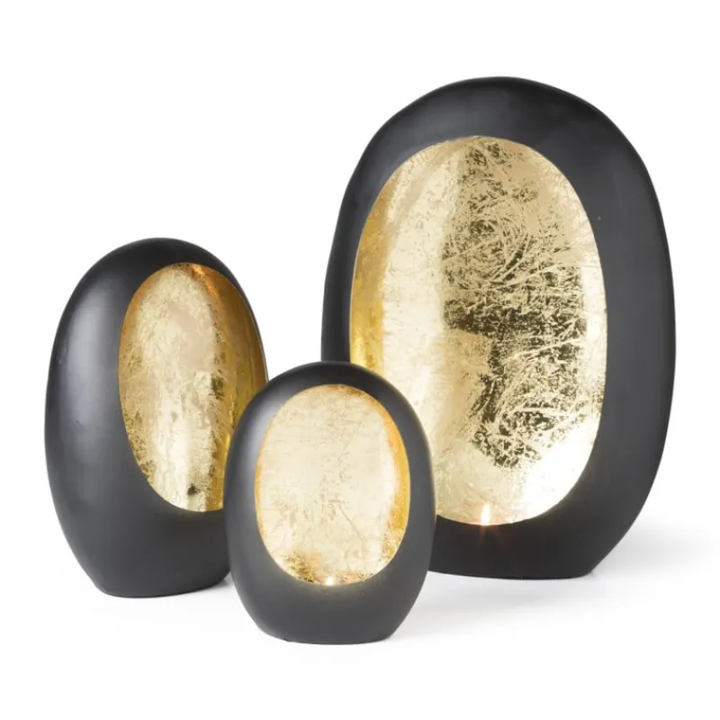 Xenos Waxinelichthouders-Theelichthouder Egg - middel - 18x9x24 cm