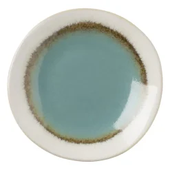 Xenos Thee Accessoires-Theezakjeshouder Roots - turquoise - ø10x1.5 cm