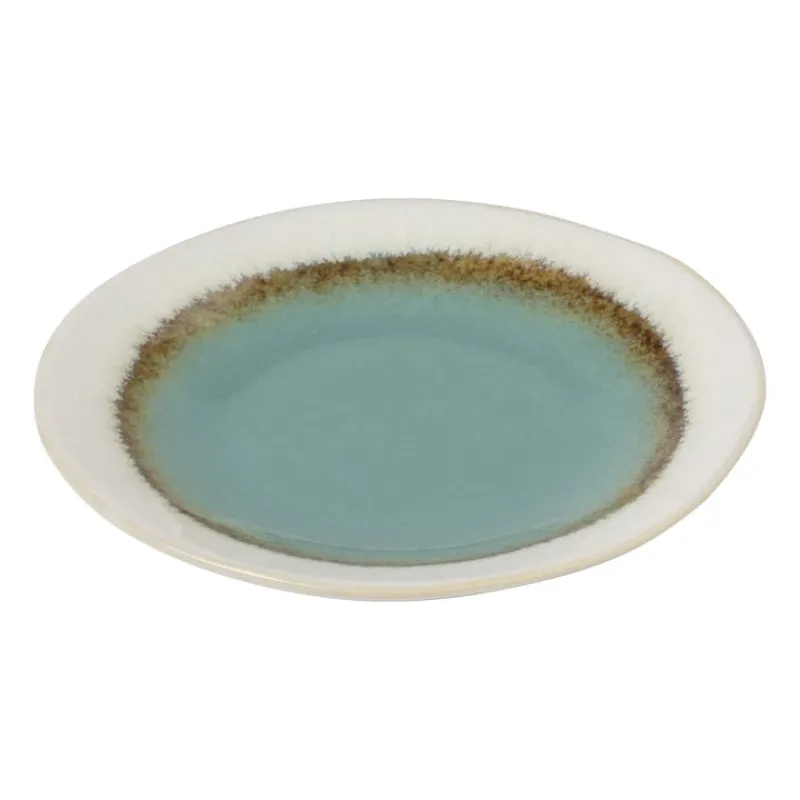 Xenos Thee Accessoires-Theezakjeshouder Roots - turquoise - ø10x1.5 cm