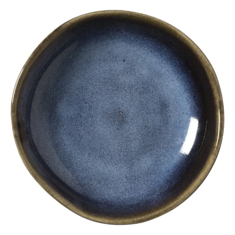 Xenos Thee Accessoires-Theezakjeshouder Toscane - donkerblauw - ø9x2.1 cm