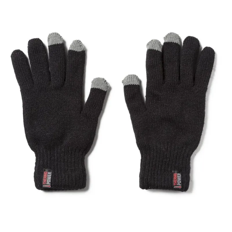 Xenos Winterartikelen-Thermo handschoenen S/M - zwart