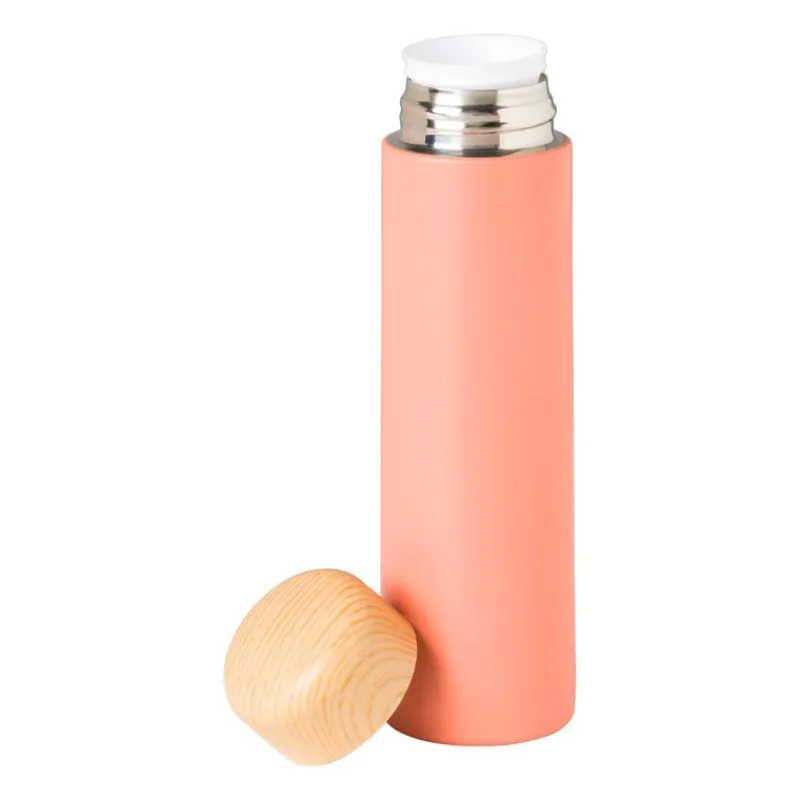 Xenos Drinkflessen-Thermosfles - oranje - 250 ml