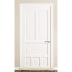Xenos Winterartikelen-Tochtstopper teddy - beige - 90x9 cm