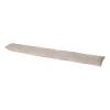 Xenos Winterartikelen-Tochtstopper velours - beige - 90x9 cm