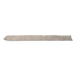 Xenos Winterartikelen-Tochtstopper velours - beige - 90x9 cm