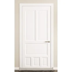Xenos Winterartikelen-Tochtstopper velours - beige - 90x9 cm