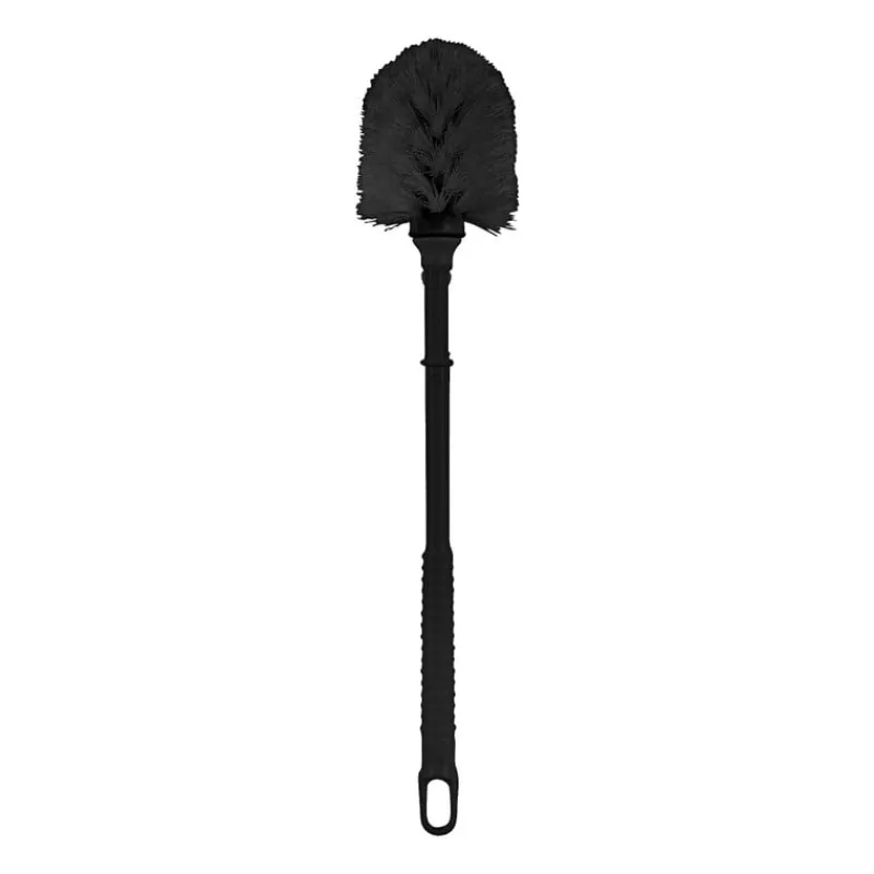Xenos Toiletborstels-Toiletborstel basic - zwart - 40 cm