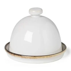 Xenos Botervloten-Toscane botervloot - wit - ø12x9 cm
