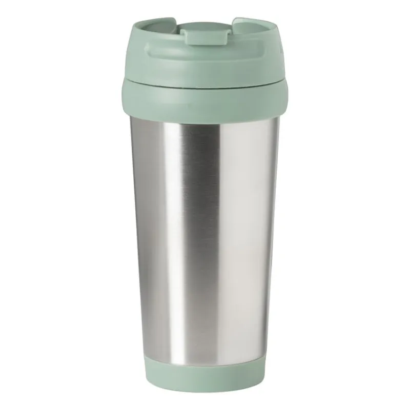 Xenos Drinkflessen-Travel beker - groen - 450 ml