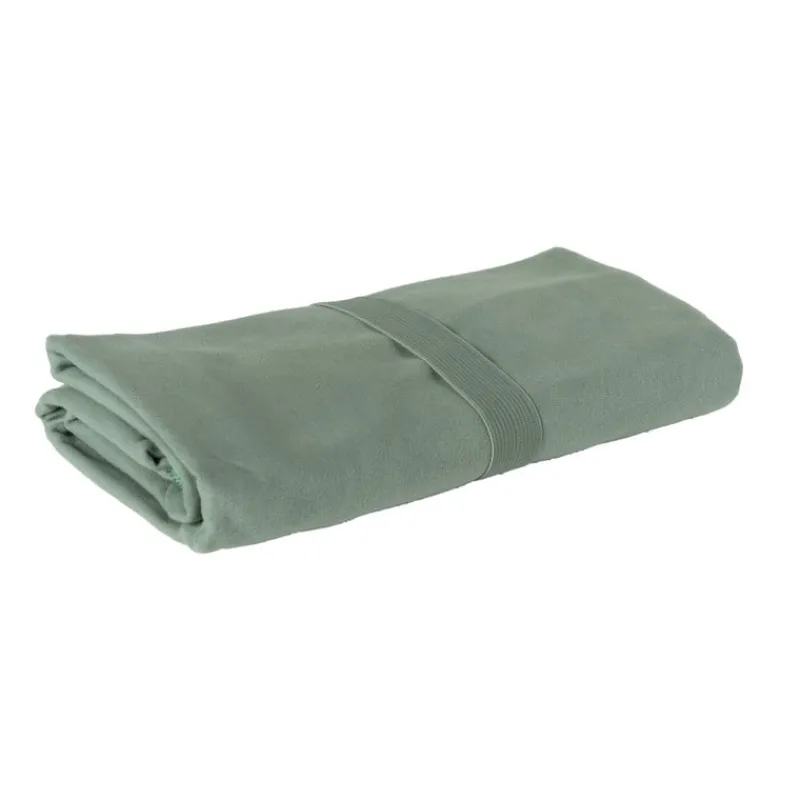 Xenos Reishanddoeken|Kerstcadeaus-Travel-/sporthanddoek - groen - 130x80 cm