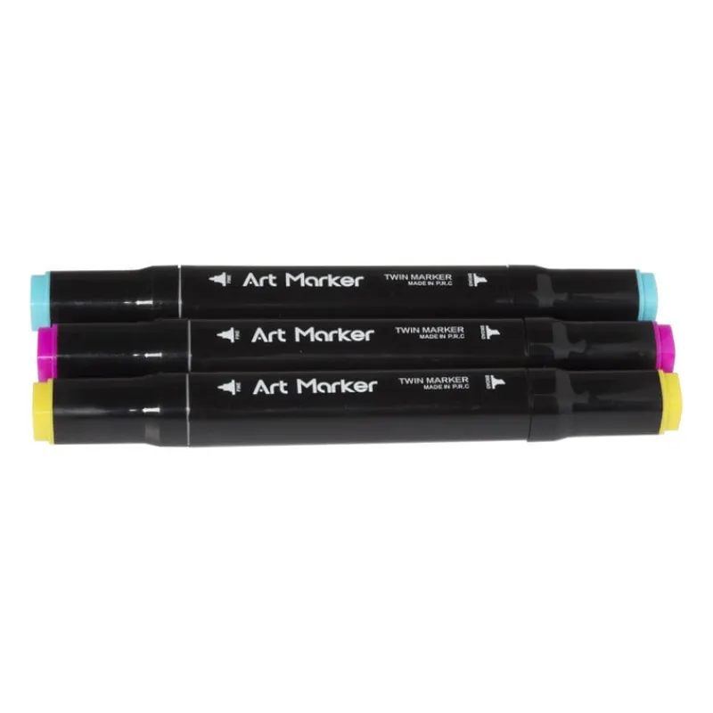 Xenos Stiften|Kerstcadeaus-Twin markers - set van 24
