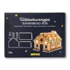 Xenos Bakvormen|Kerst Bakken-Uitsteekvormpjes gingerbread huis - set van 10
