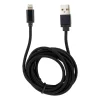 Xenos Opladers-USB laadkabel 1.5 m - zwart