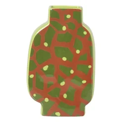 Xenos Vazen|Vazen-Vaas giraf - oranje/groen - 20.8x13x5.2 cm
