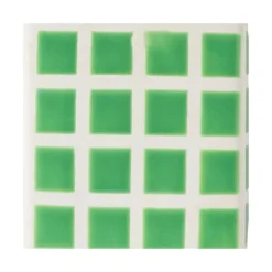 Xenos Vazen|Vazen-Vaas tegel klein - groen - 12x8x8 cm