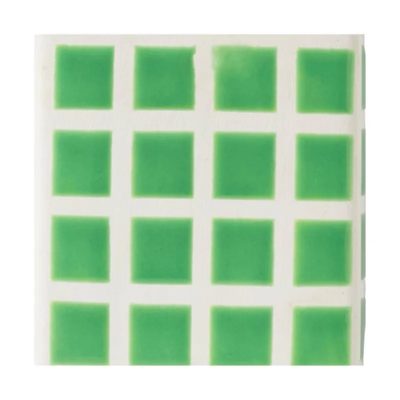 Xenos Vazen|Vazen-Vaas tegel klein - groen - 12x8x8 cm