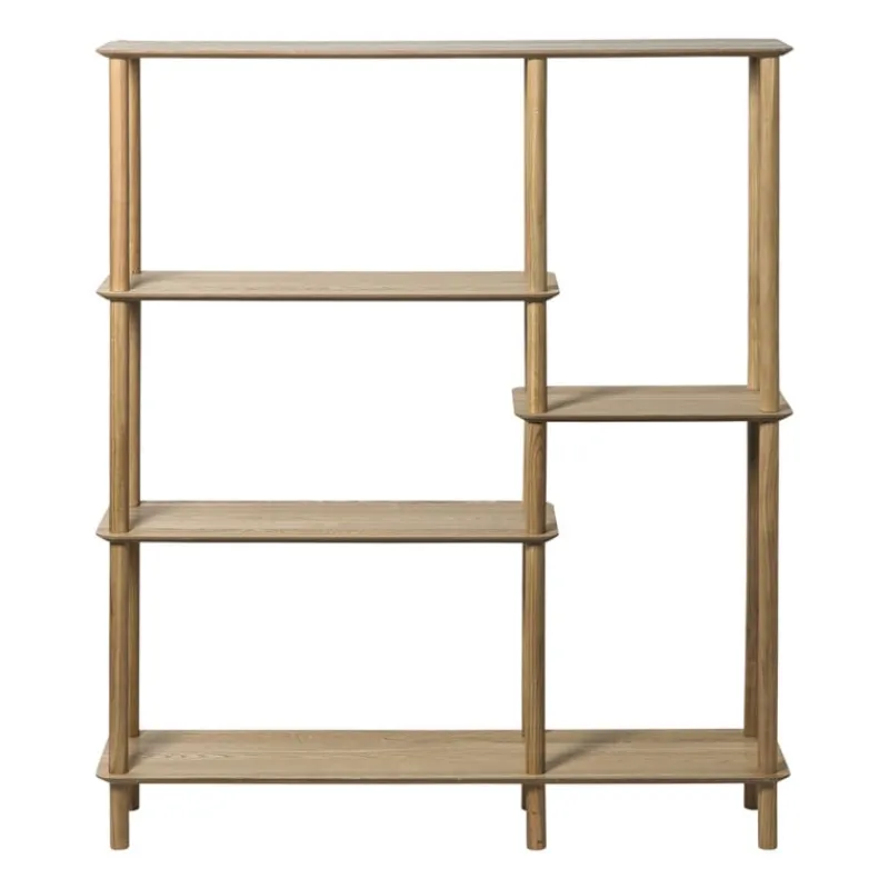 Xenos Vakkenkasten-Vakkenkast Scandi hoog - naturel - 140x120x30 cm
