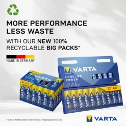 Varta Batterijen-longlife power AA batterijen - set van 4