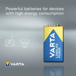 Varta Batterijen-longlife power 9V batterij