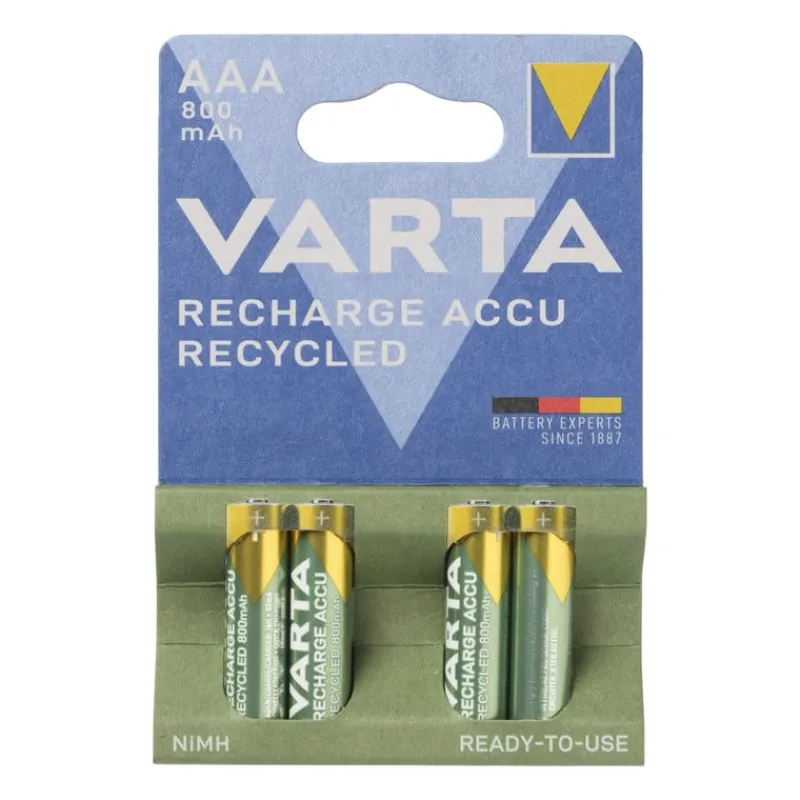 Varta Batterijen-oplaadbare AAA batterijen - set van 4