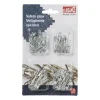 Xenos Knutselspullen-Veiligheidsspelden - zilver - 120 stuks