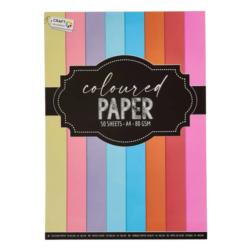 Xenos Knutselpapier|Verf-Vellen papier - 50 vellen