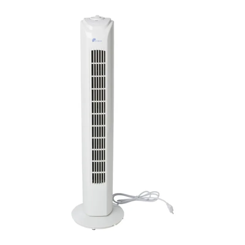 Xenos Ventilatoren-Ventilator toren - wit - 81x22x22 cm