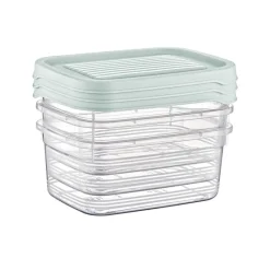 Xenos Bewaardozen-Vershoudbakjes - 275 ml - set van 3