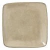 Xenos Borden-Vierkant bord Toscane - beige - 20x20 cm