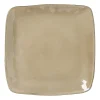 Xenos Borden-Vierkant bord Toscane - beige - 25x25 cm
