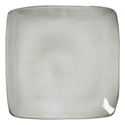 Xenos Borden-Vierkant bord Toscane - grijs - 20x20 cm