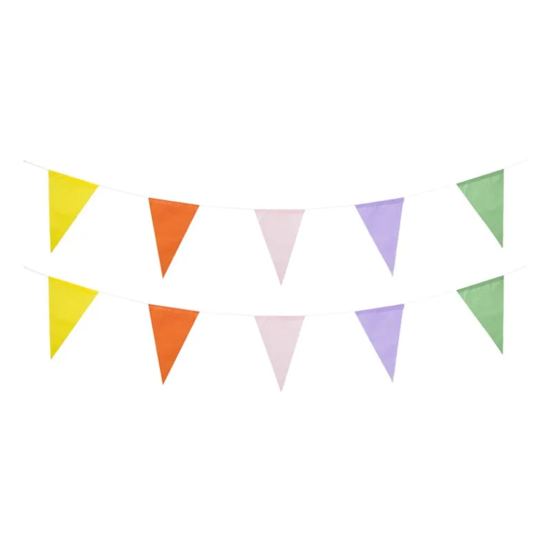 Xenos Vlaggenlijnen|Kinderfeestjes-Vlaggenlijn papier - 10 m