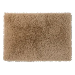 Xenos Vloerkleden-Vloerkleed fluffy - bruin - 120x180 cm