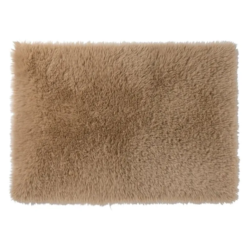 Xenos Vloerkleden-Vloerkleed fluffy - bruin - 120x180 cm