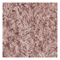 Xenos Vloerkleden-Vloerkleed fluffy - roze - 60x90 cm