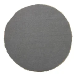 Xenos Vloerkleden-Vloerkleed fluffy rond - bruin - ø120 cm